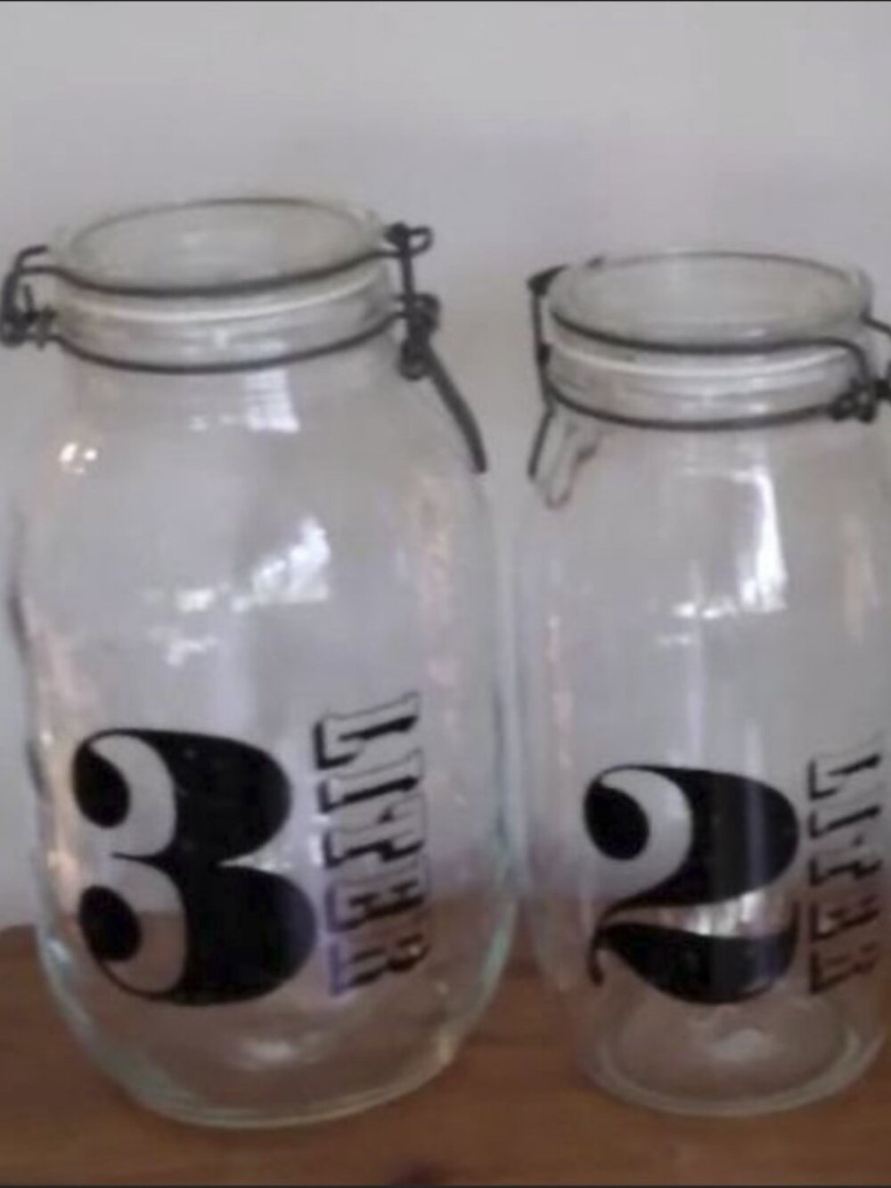Triomphe Glass Canister Set 0f 4